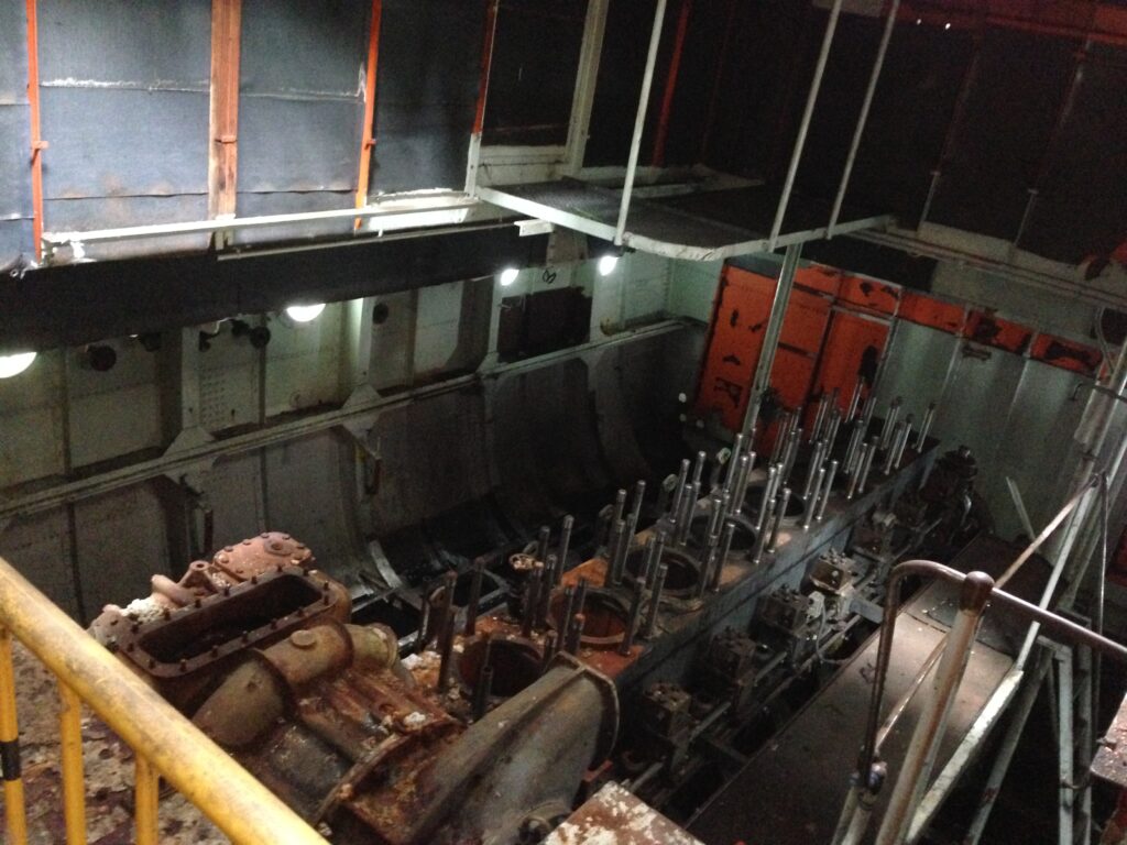 Rénovation du bateau à vapeur Italie