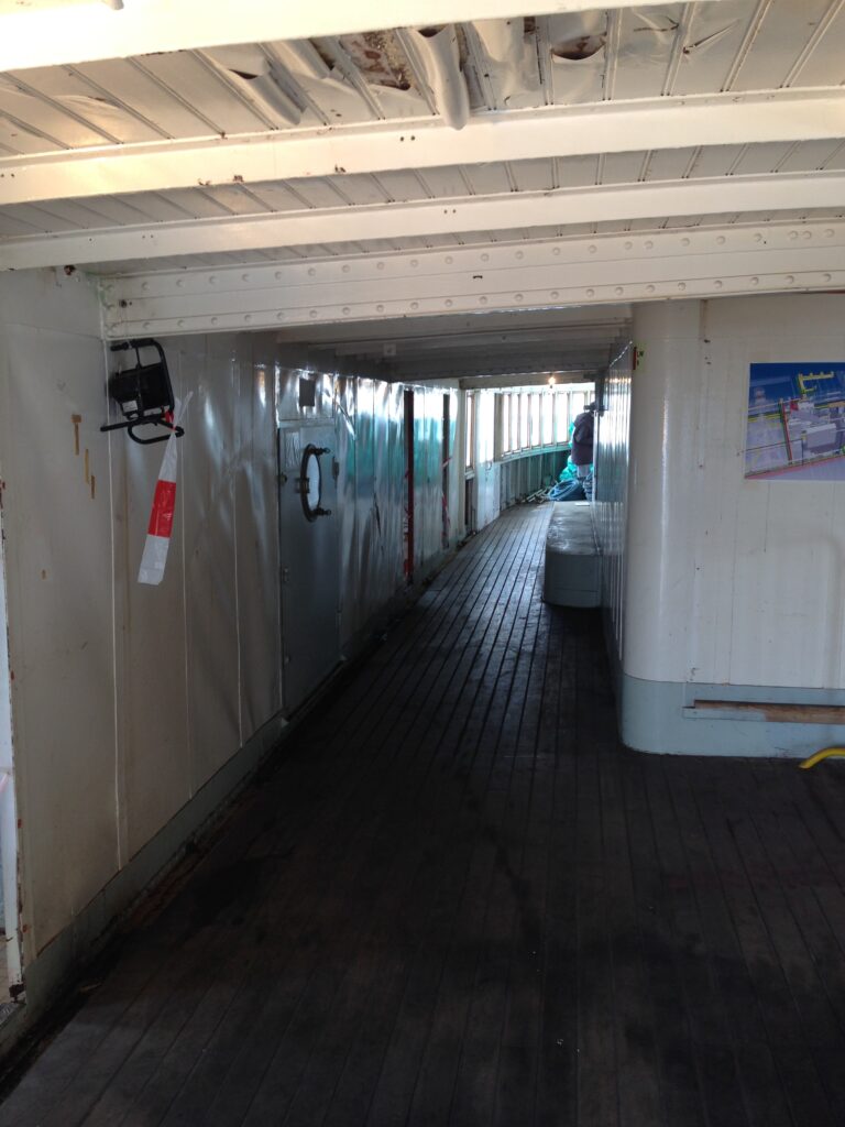 Rénovation du bateau à vapeur Italie