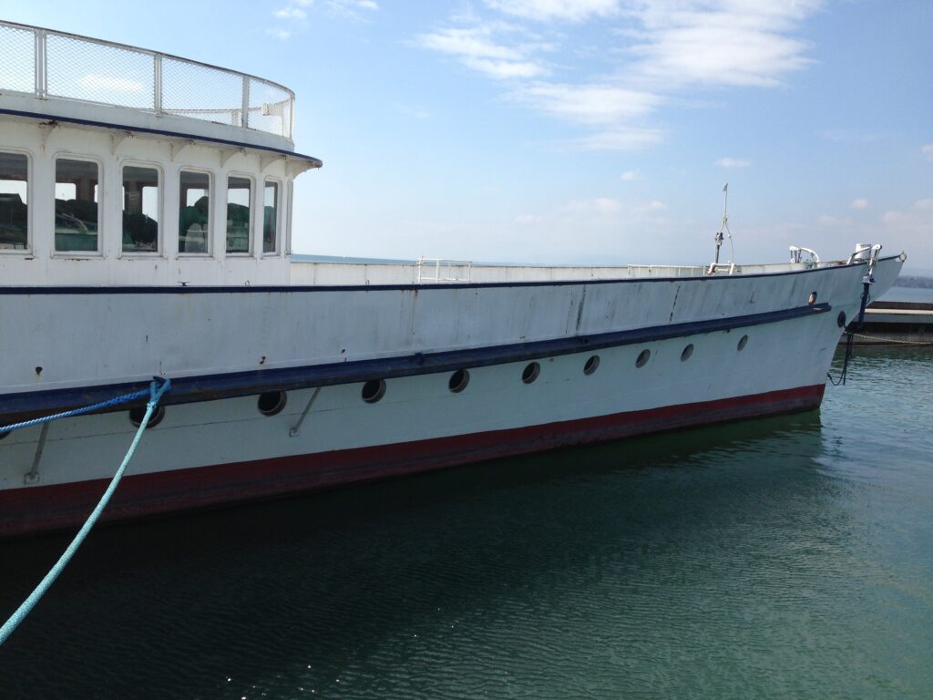 Rénovation du bateau à vapeur Italie