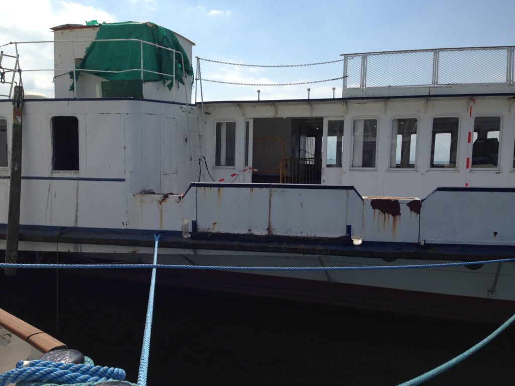 Rénovation du bateau à vapeur Italie