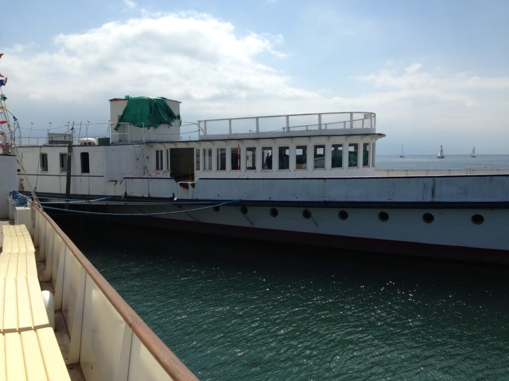 Rénovation du bateau à vapeur Italie
