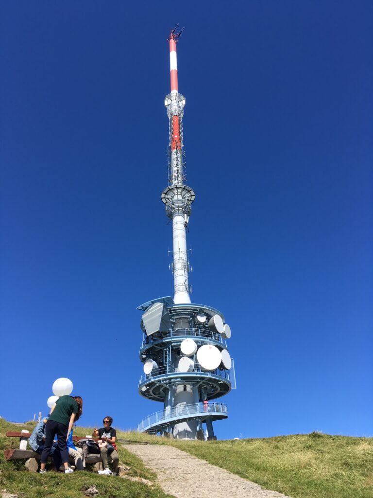 L'antenne radio et télévision du Rigi