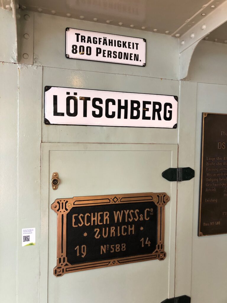 DS LÖTSCHBERG construit par Escher Wyss