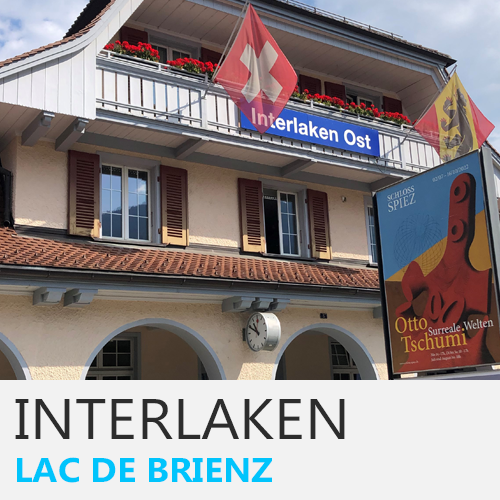 En bateau sur le lac de Brienz