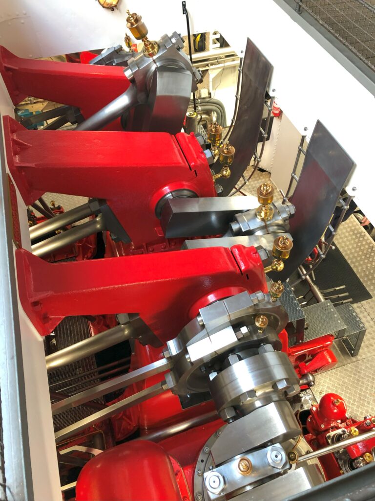 DS STADT RAPPERSWIL Vue sur la machine à vapeur