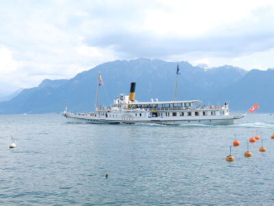 LA FOUDRE BRISE LE MÂT ARRIÈRE DU VEVEY AU BOUVERET