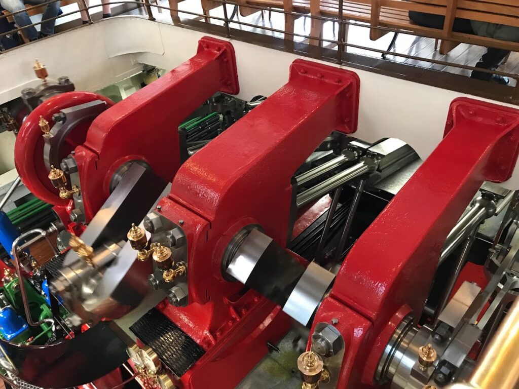 DS GALLIA Vue sur la machine à vapeur