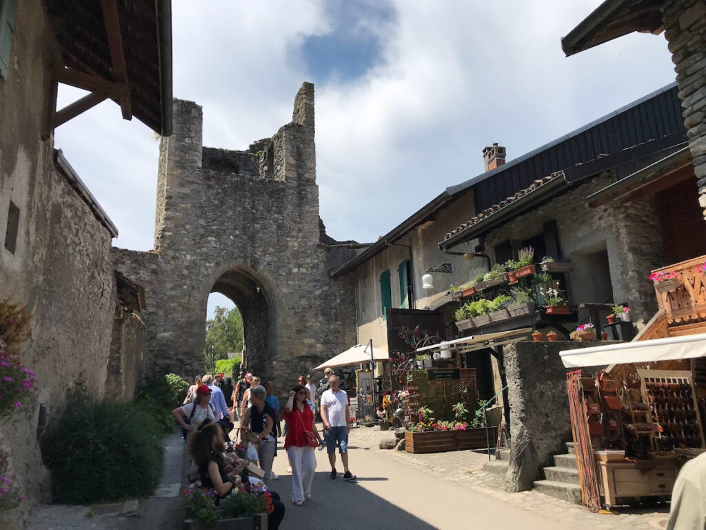 Yvoire au bord du lac Léman