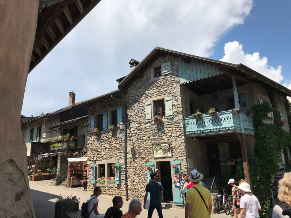 Yvoire au bord du lac Léman