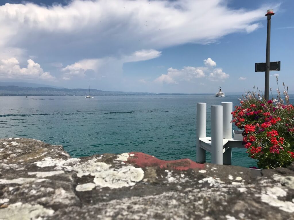 Yvoire au bord du lac Léman