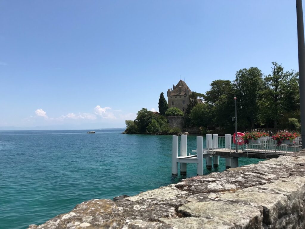 Yvoire au bord du lac Léman
