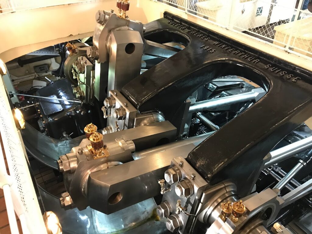 SS SIMPLON Machine à vapeur