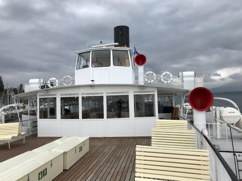 SS SIMPLON Vue du pont supérieur