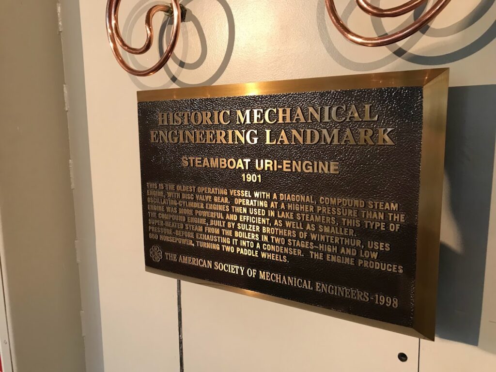 DS URI Plaque de l’American Society of Mechanical Engineers