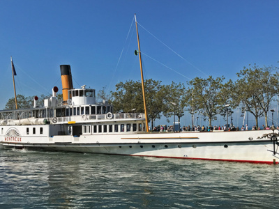 Le Montreux heurte plusieurs embarcations lors d&rsquo;une manœuvre d&rsquo;accostage dans la rade de Genève